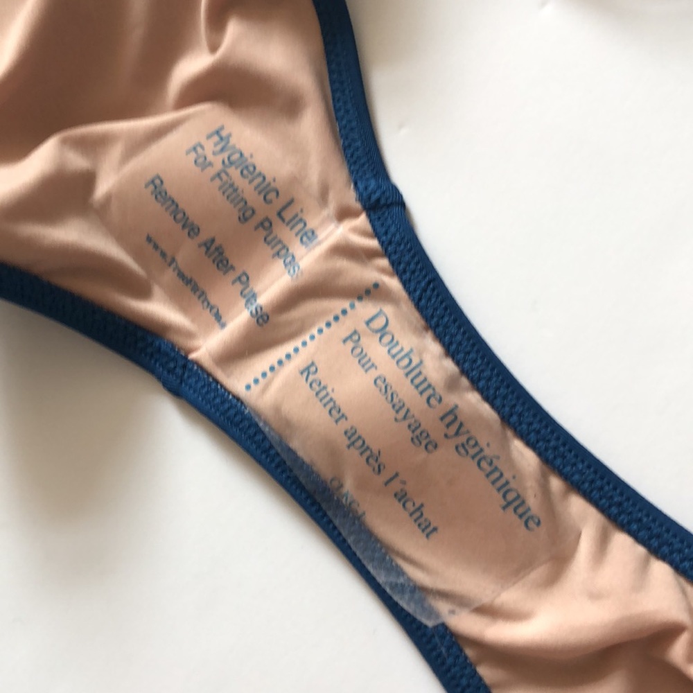 HOST PICK J. Crew L Blue Bikini Set Top & Bottom Adjustable NWT Brand New Great - Picture 12 of 13